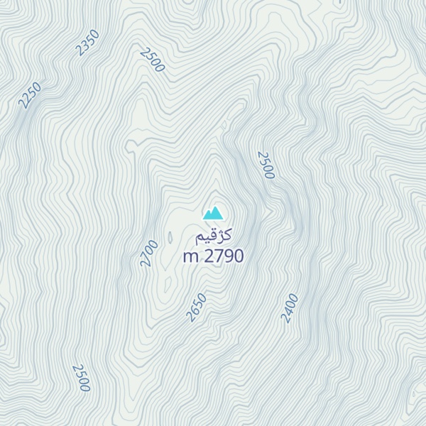 Map of کژقیم