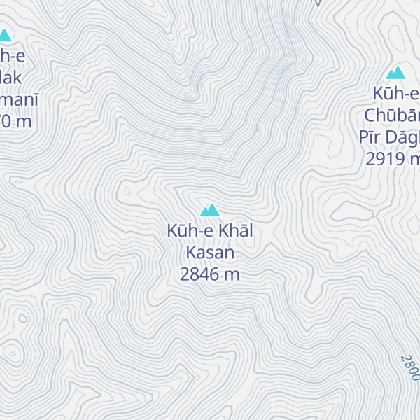 Map of Kūh-e Khāl Kasan