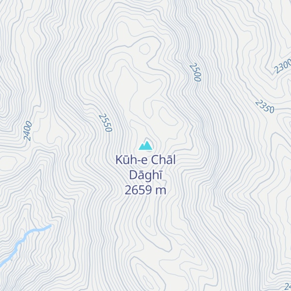 Map of Kūh-e Chāl Dāghī