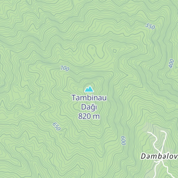 Map of Tambinau Dağı