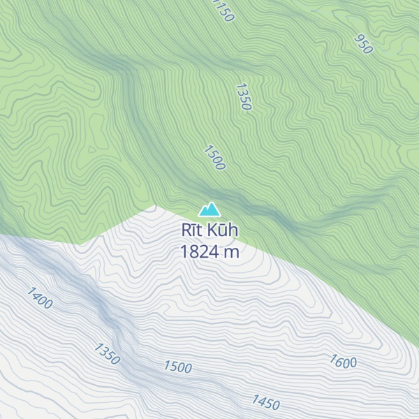 Map of Rīt Kūh