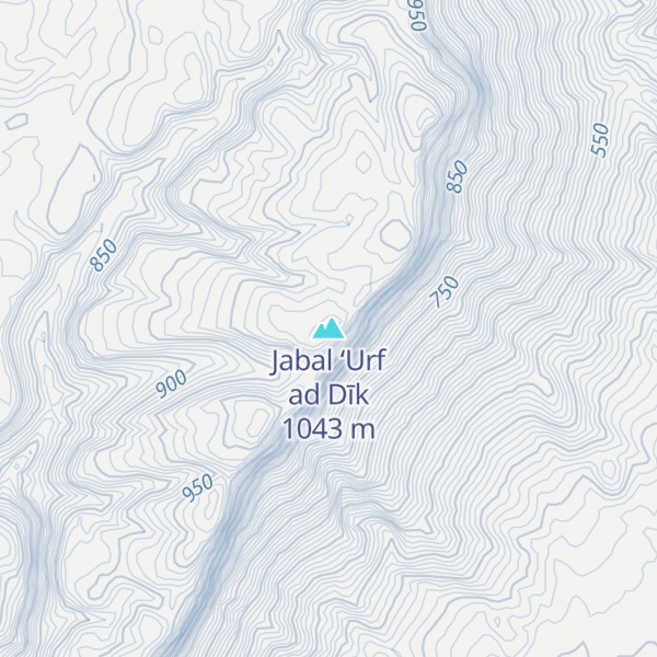 Map of Jabal ‘Urf ad Dīk