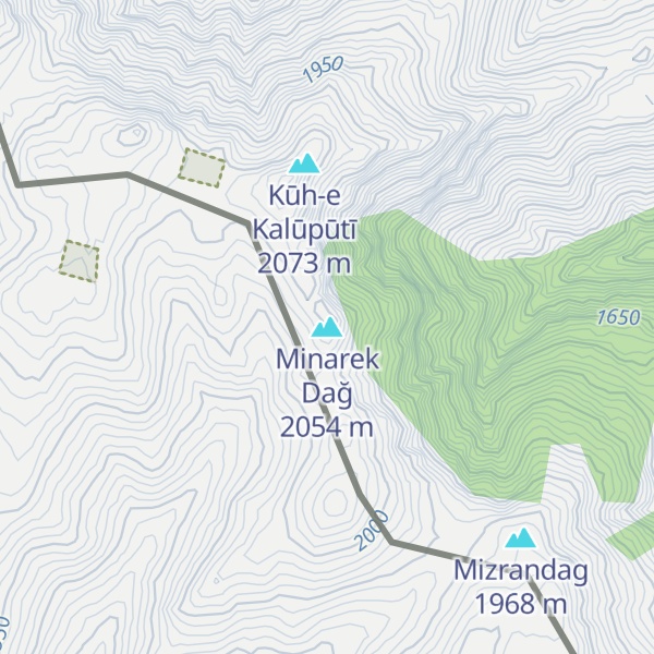 Map of Minarek Dağ