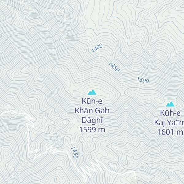Map of Kūh-e Khān Gah Dāghī