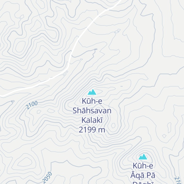 Map of Kūh-e Shāhsavan Kalakī
