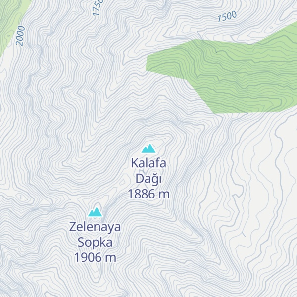 Map of Kalafa Dağı