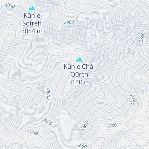 Map of Kūh-e Darreh Alesh