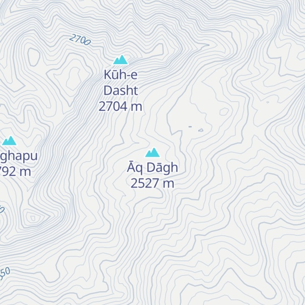 Map of Āq Dāgh