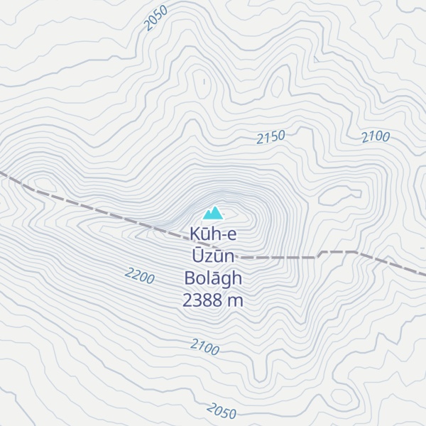 Map of Kūh-e Ūzūn Bolāgh