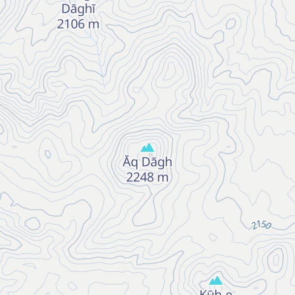 Map of Āq Dāgh