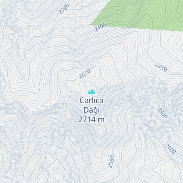 Map of Carlıca Dağı