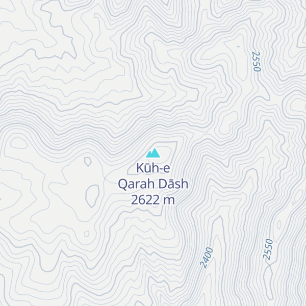 Map of Kūh-e Qarah Dāsh