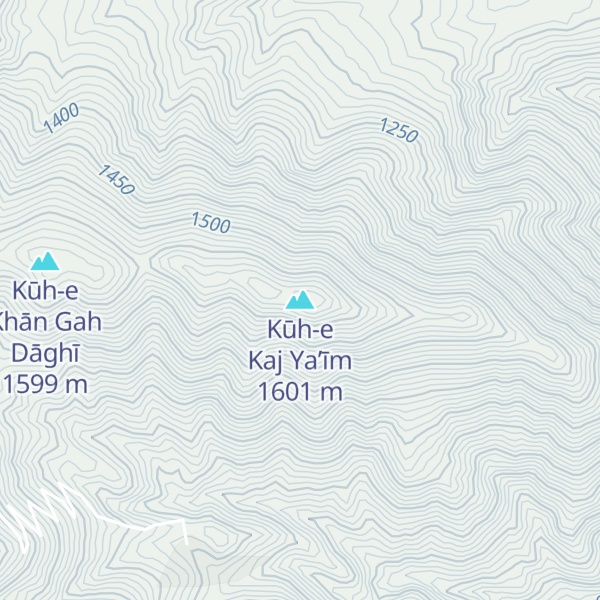 Map of Kūh-e Kaj Ya’īm