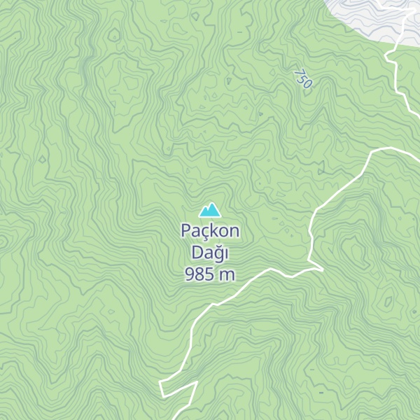 Map of Paçkon Dağı