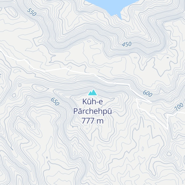 Map of Kūh-e Pārchehpū