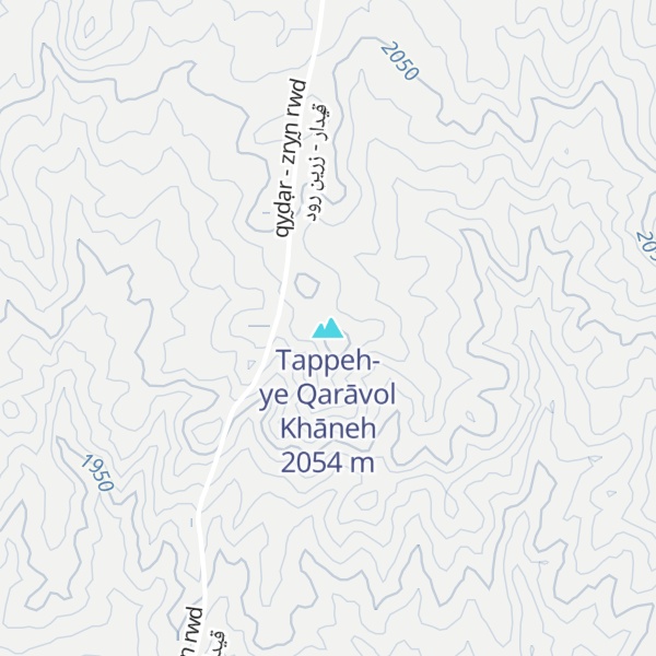 Map of Tappeh-ye Qarāvol Khāneh