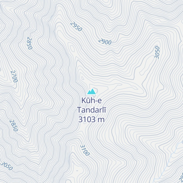 Map of Kūh-e Tandarlī