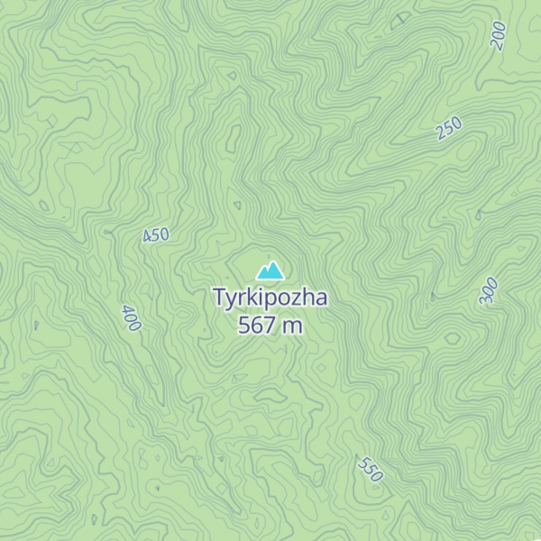 Map of Tyrkipozha