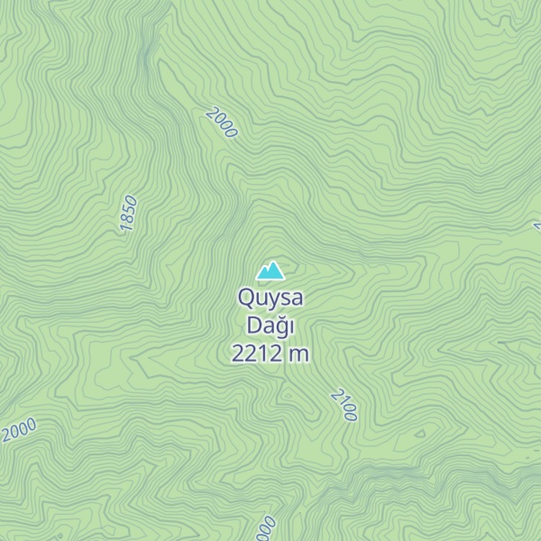 Map of Quysa Dağı
