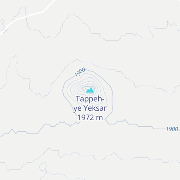 Map of Tappeh-ye Yeksar