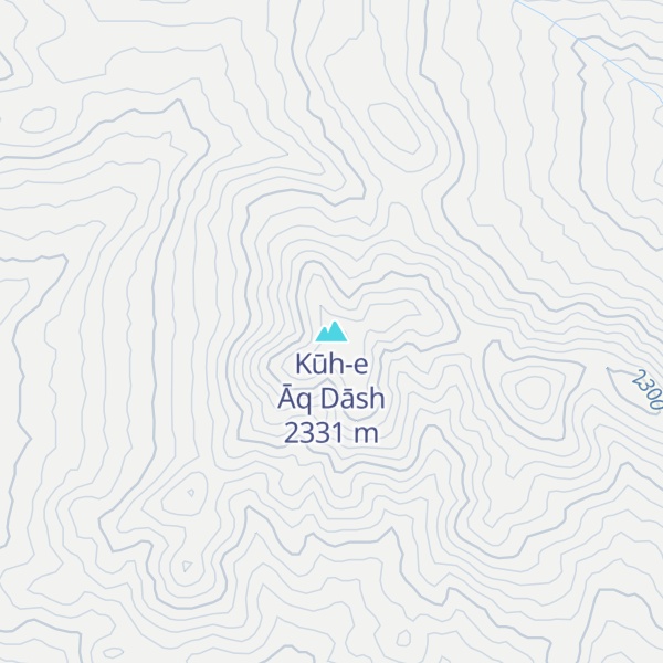 Map of Kūh-e Āq Dāsh
