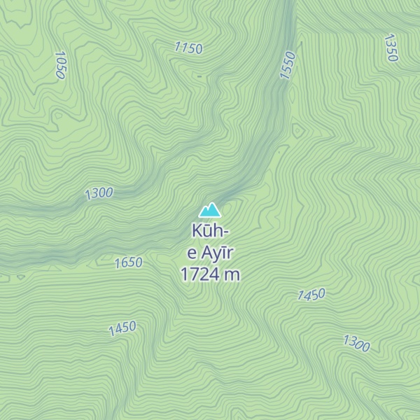Map of Kūh-e Ayīr