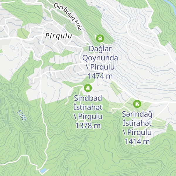 Map of Sindbad İstirahət \ Pirqulu