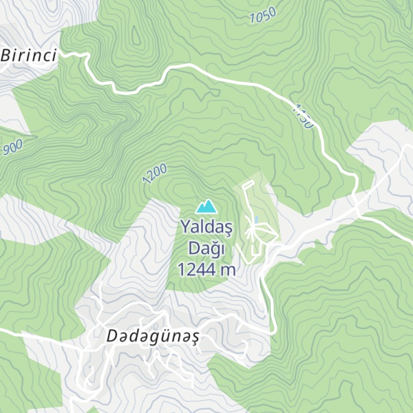 Map of Yaldaş Dağı