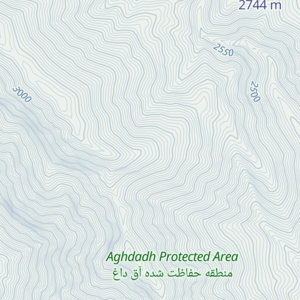 Map of Kūh-e Āq Dāgh