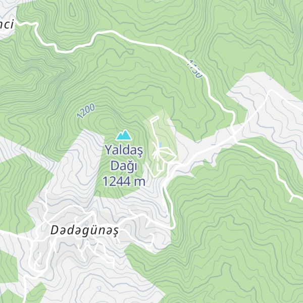 Map of Rainbow Hotel \ Dədəgünəş