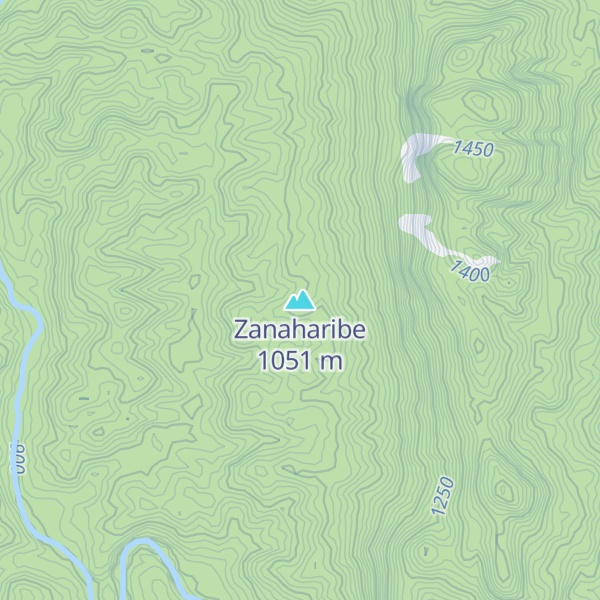 Map of Zanaharibe