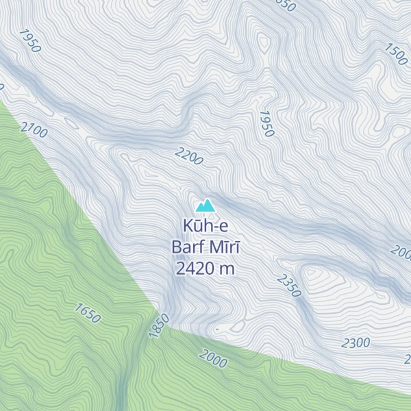 Map of Kūh-e Barf Mīrī
