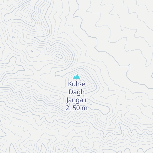 Map of Kūh-e Dāgh Jangalī