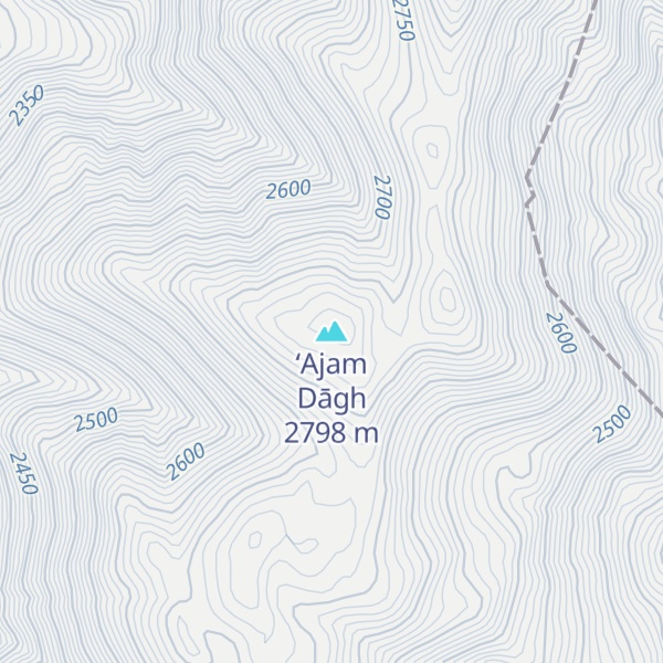 Map of ‘Ajam Dāgh