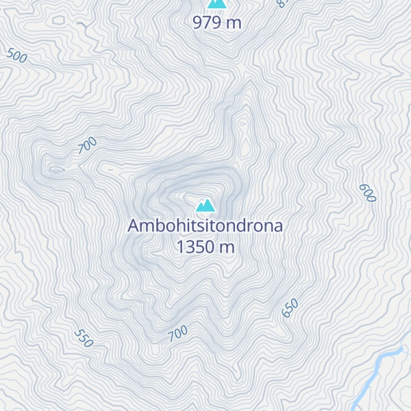 Map of Ambohitsitondrona
