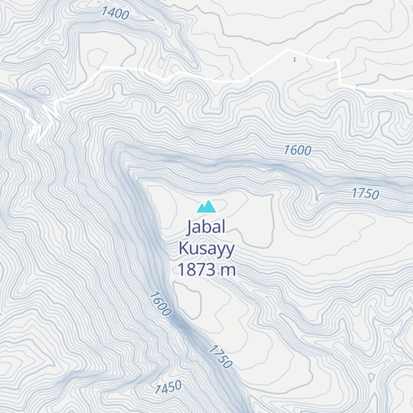 Map of Jabal Kusayy