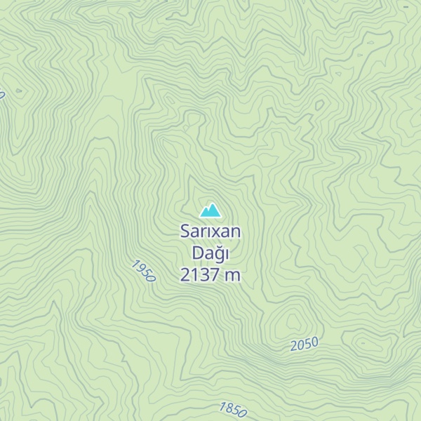Map of Sarıxan Dağı