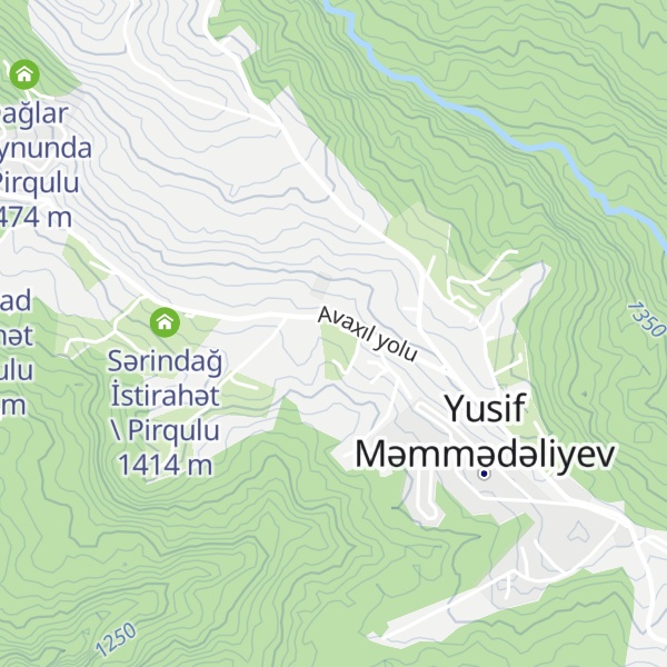 Map of Dədə Qorqud İstirahət \ Pirqulu
