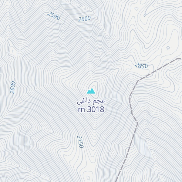 Map of عجم داغی