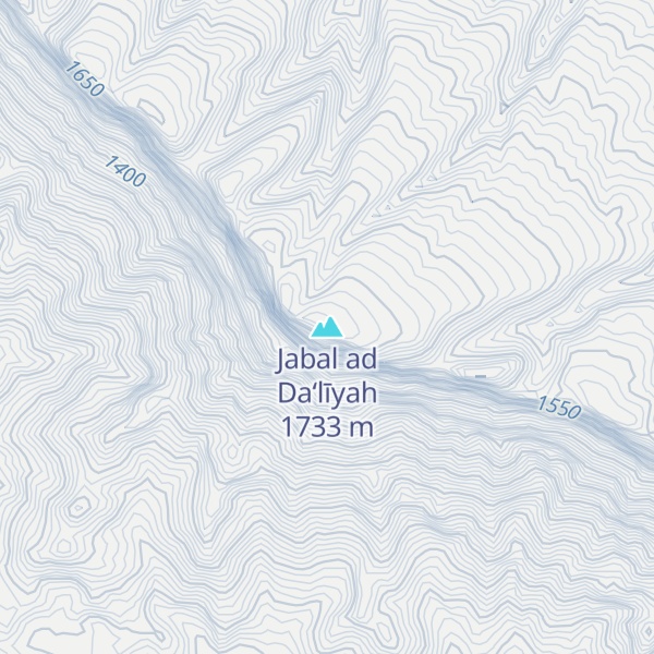 Map of Jabal ad Da‘līyah