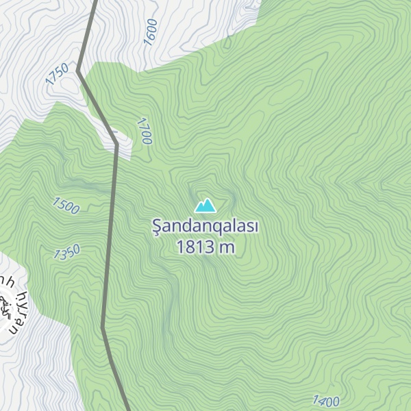 Map of Şandanqalası