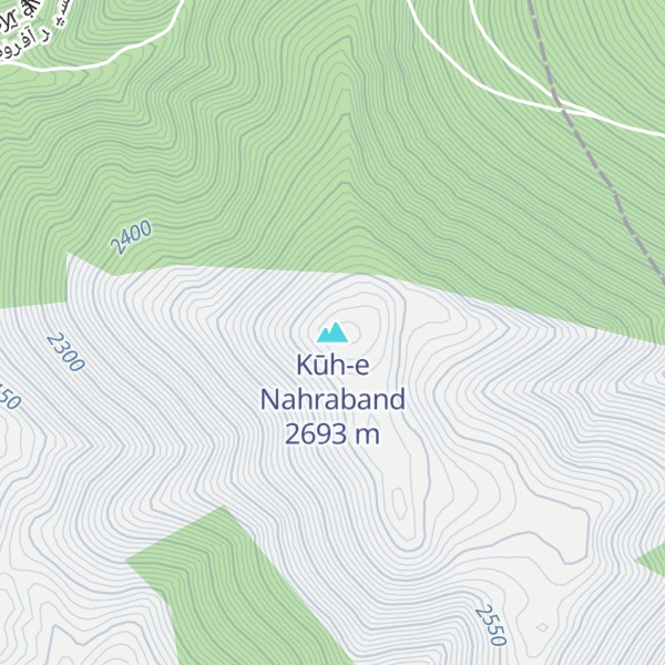 Map of Kūh-e Nahraband