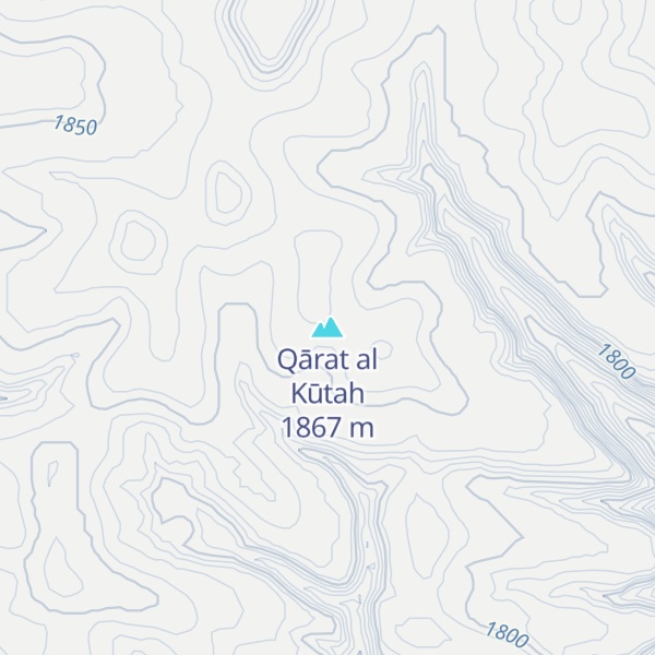 Map of Qārat al Kūtah