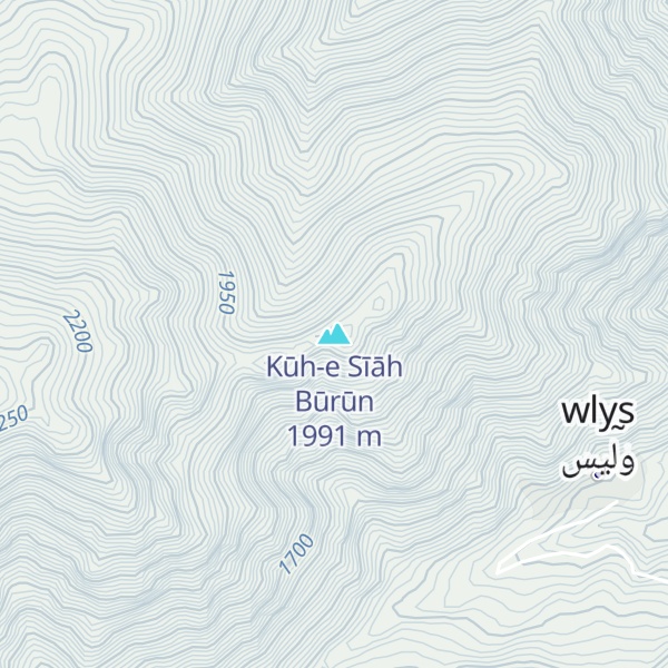 Map of Kūh-e Sīāh Būrūn