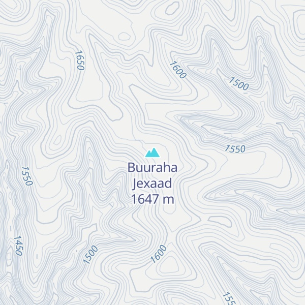 Map of Buuraha Jexaad