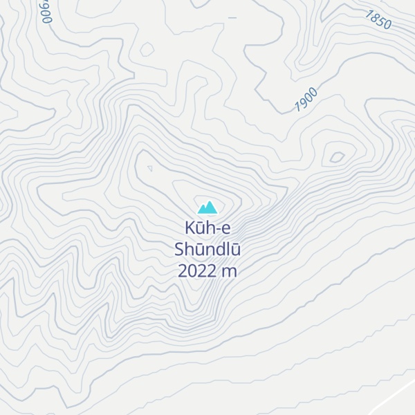 Map of Kūh-e Shūndlū
