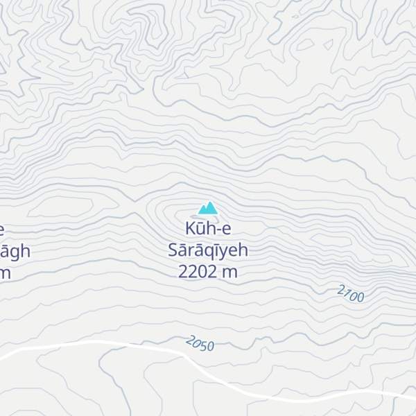 Map of Kūh-e Sārāqīyeh