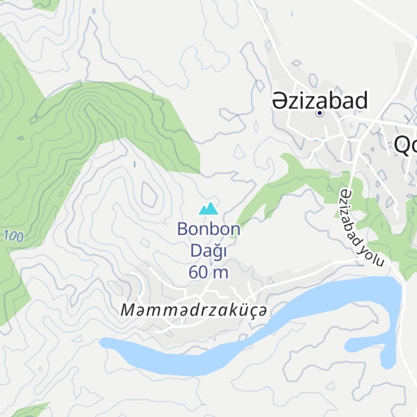 Map of Bonbon Dağı