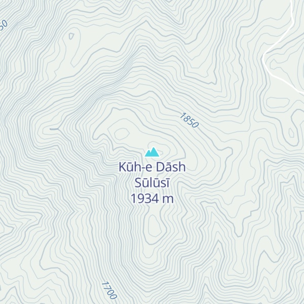 Map of Kūh-e Dāsh Sūlūsī