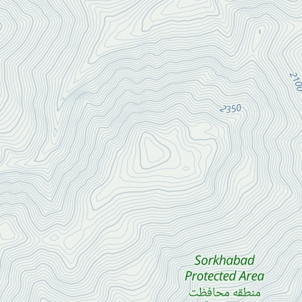 Map of Kūh-e Ālganāf